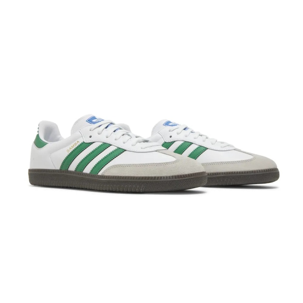 Adidas Samba OG Footwear White Green 2024 IG1024 Men's Size 7 NEW